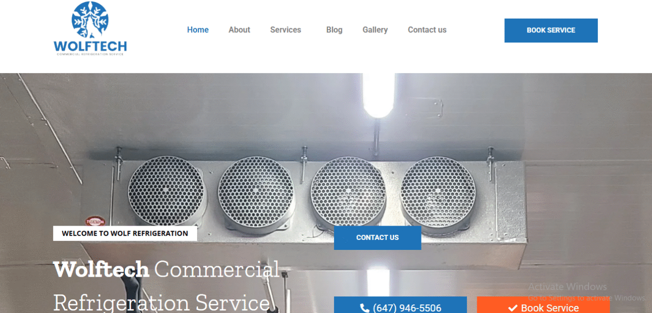 Commercial Refrigeration SEO Success – WolfTech